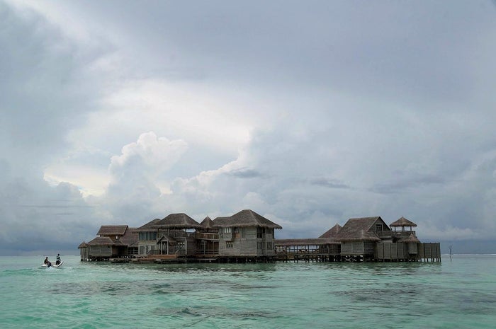 Maldives in rainy season Maldives in rainy season