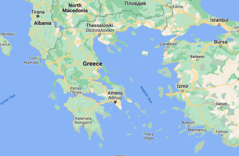 Map Of Greece 780x510 