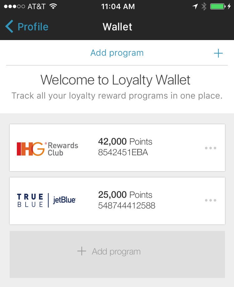 Points Loyalty Wallet