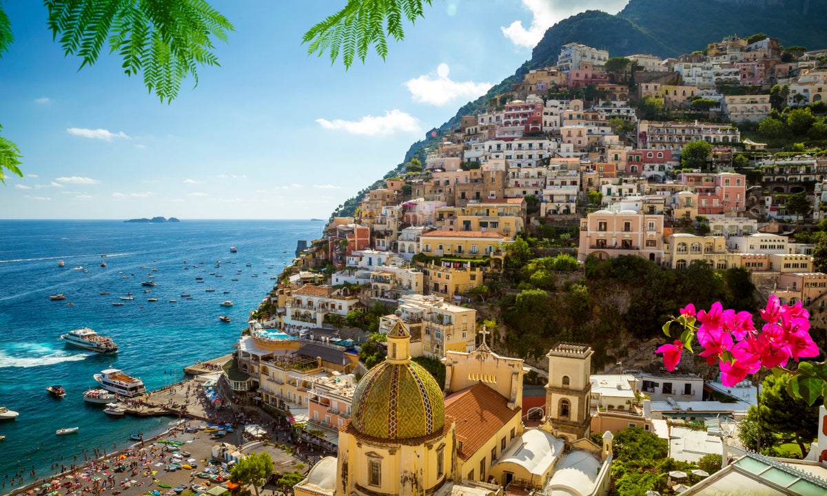 Amalfi Coast in summer