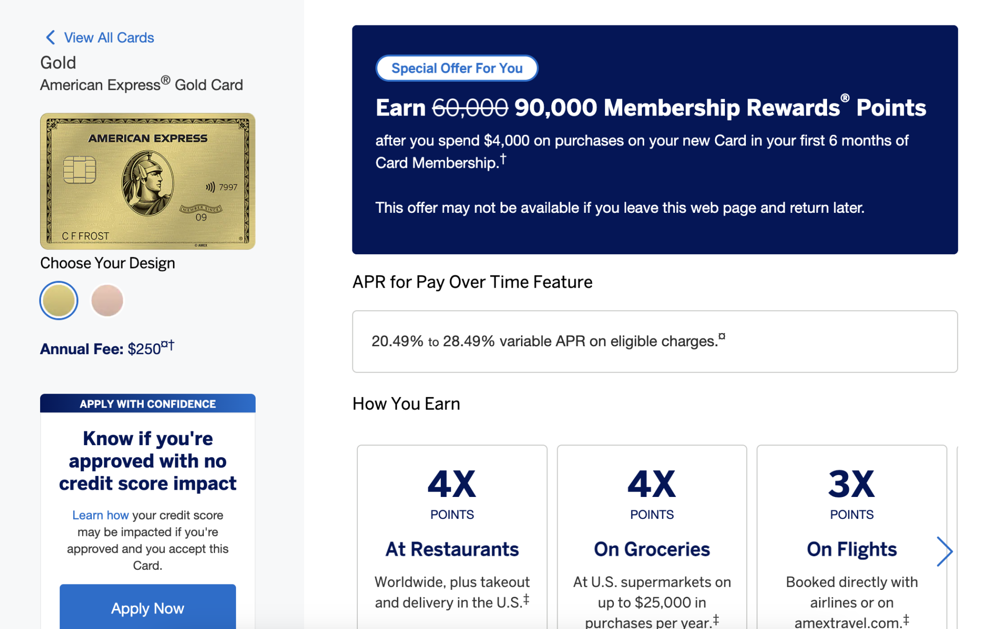 Amex Gold Card Get The 90k Sign Up Bonus Offer [2023]