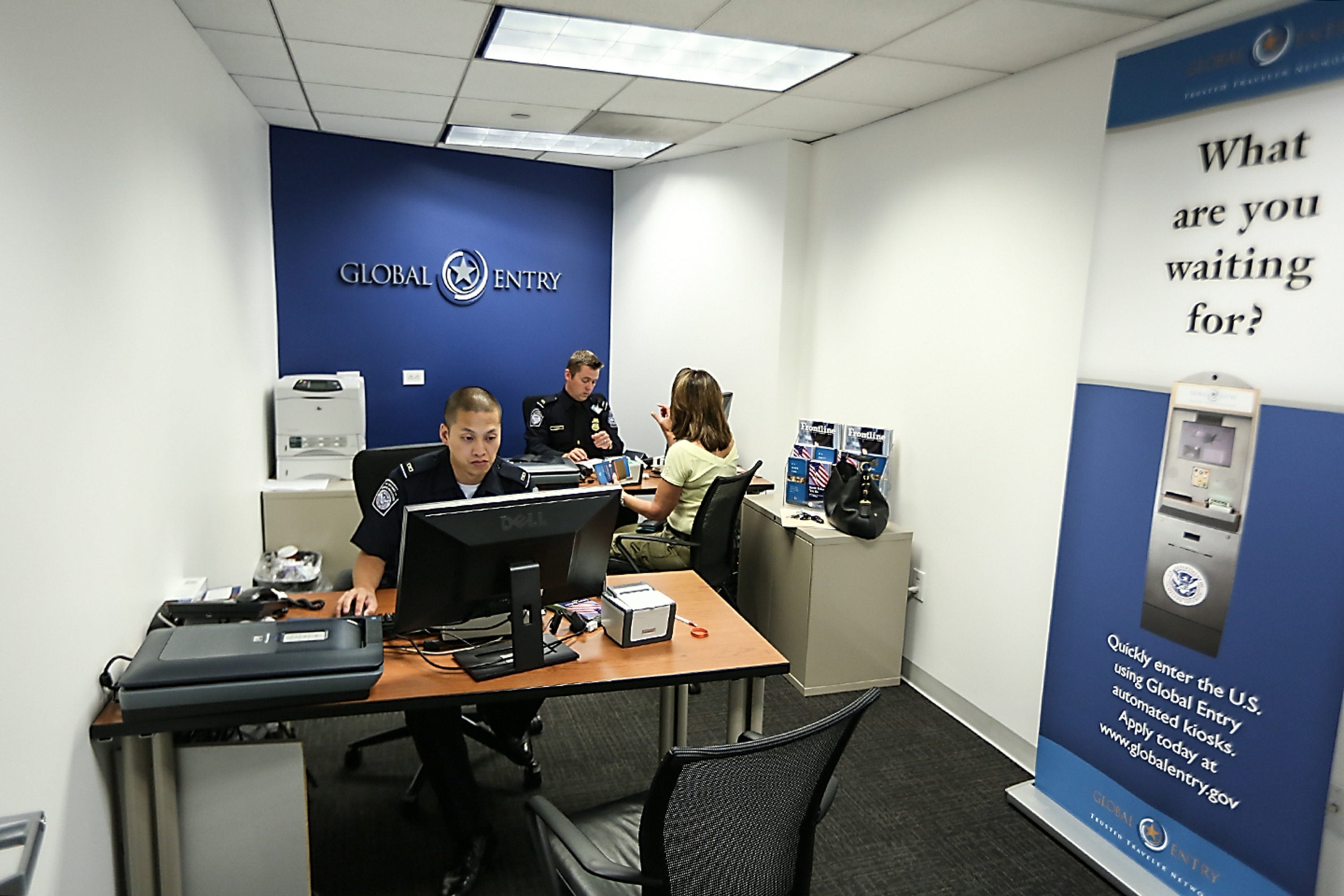 CBP Global Entry Enrollment Center officer