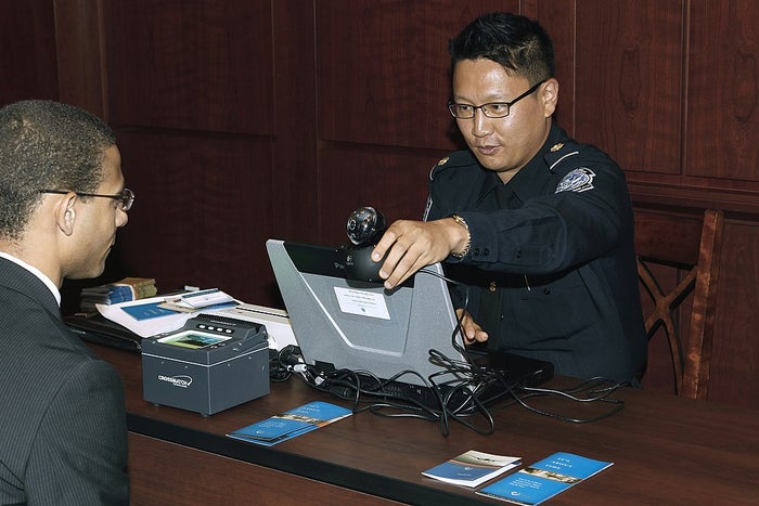 CBP Global Entry appointment image taken