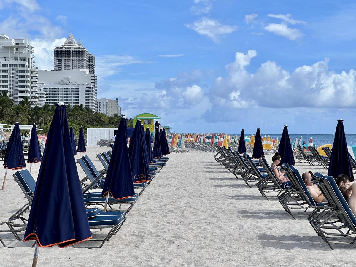 Cadillac Hotel Beach Club Beach Chairs