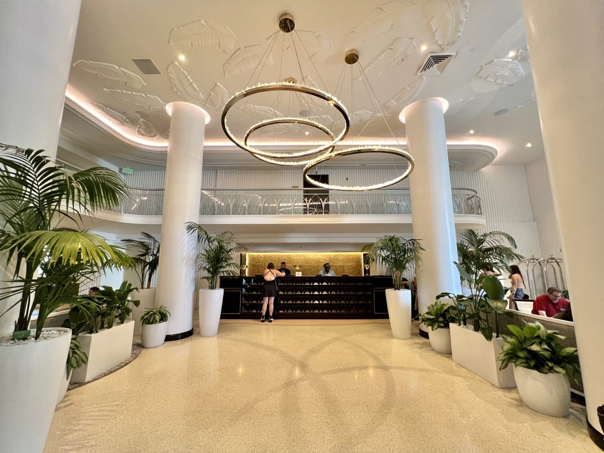 Cadillac Hotel Beach Club Lobby Overview