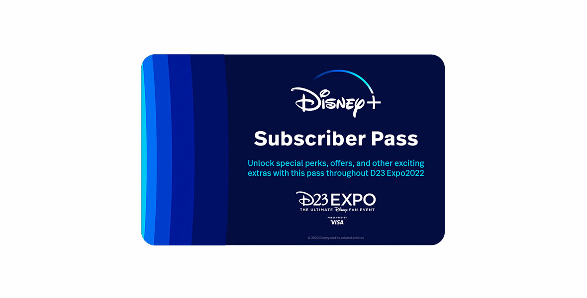 D23 Expo Disney Plus pass