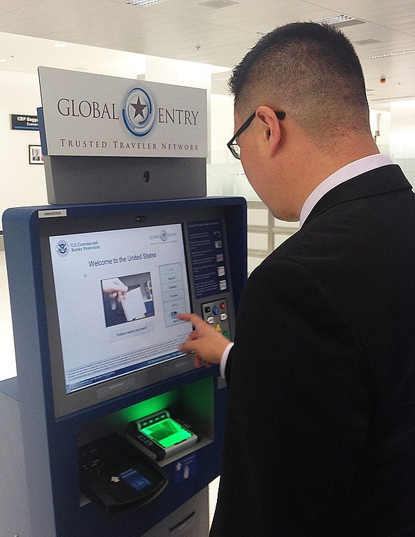 Global Entry Kiosk Miami International Airport MIA
