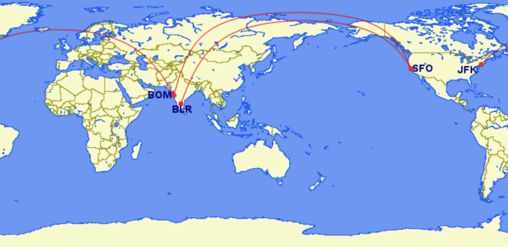 Air India's New Routes to U.S. With Brand New Premium Economy