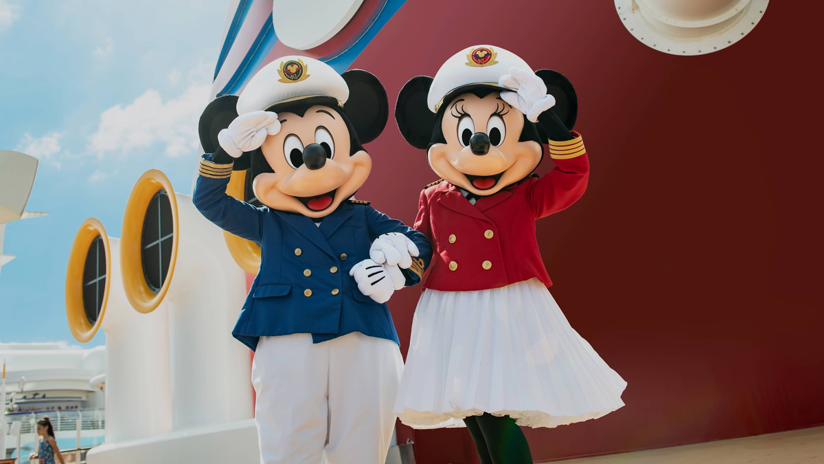 Mickey and Minnie Onboard Disney Cruise