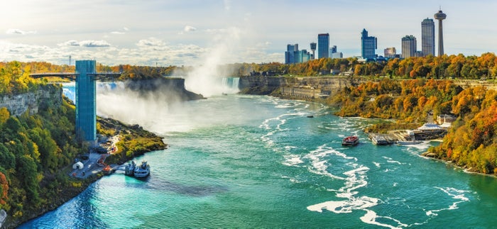 Niagara Falls in fall