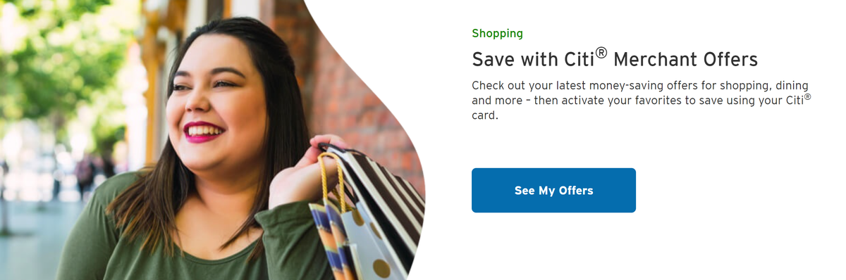 Save with Citi Merchant Offers
