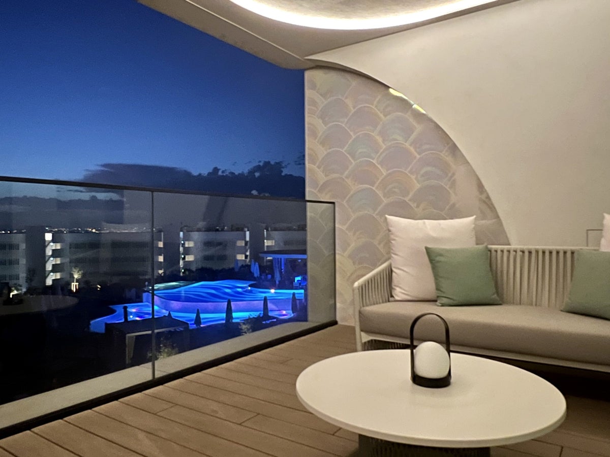 W Algarve Marvellous Residence terrace view at dusk