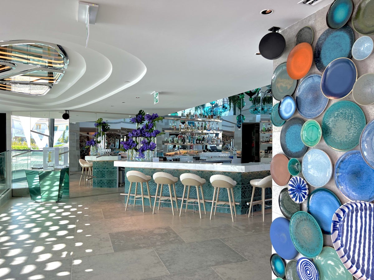 W Algarve lobby view to W Lounge bar