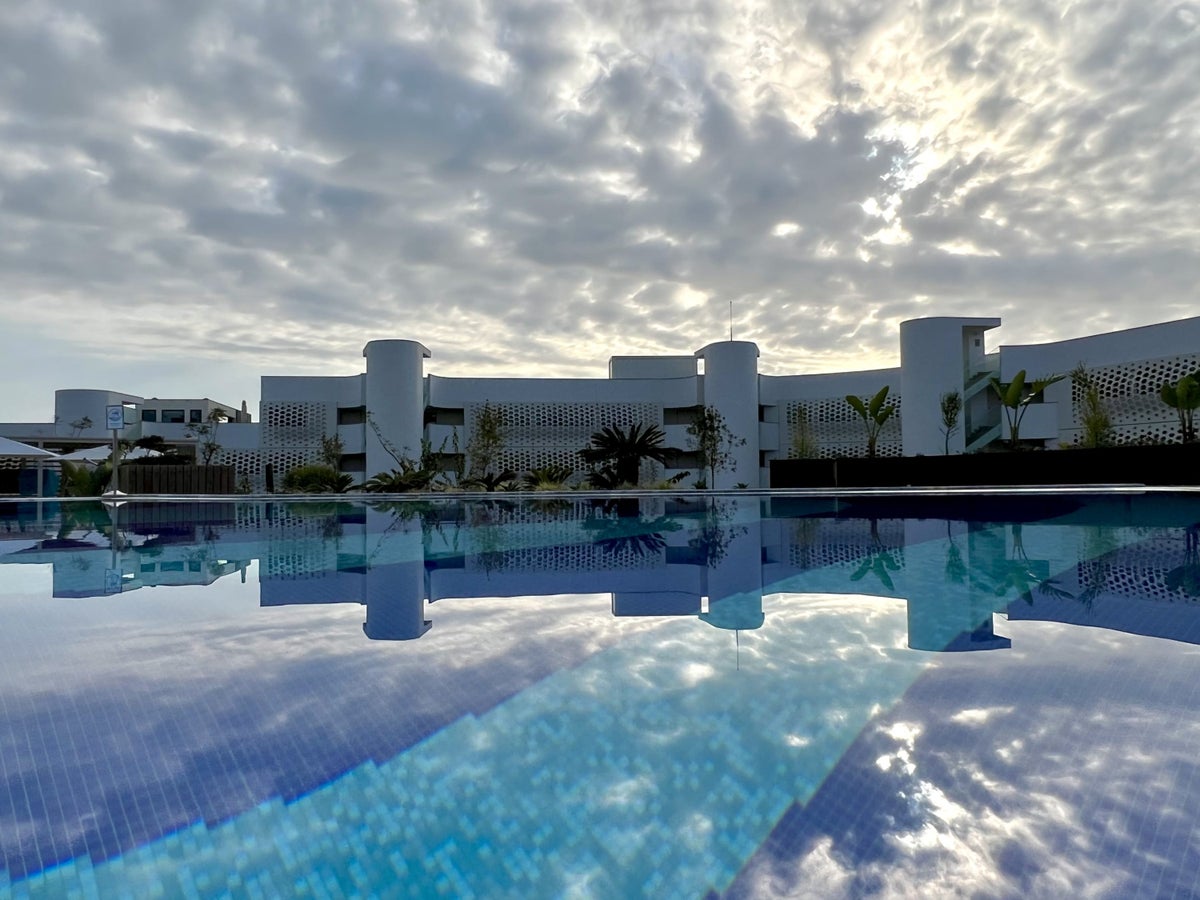 W Algarve pool reflections