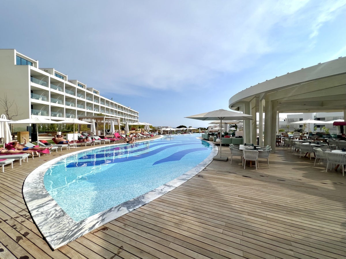 W Algarve pool wide angle