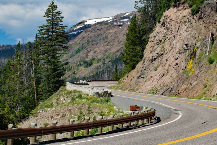 Yellowstone National Park Road