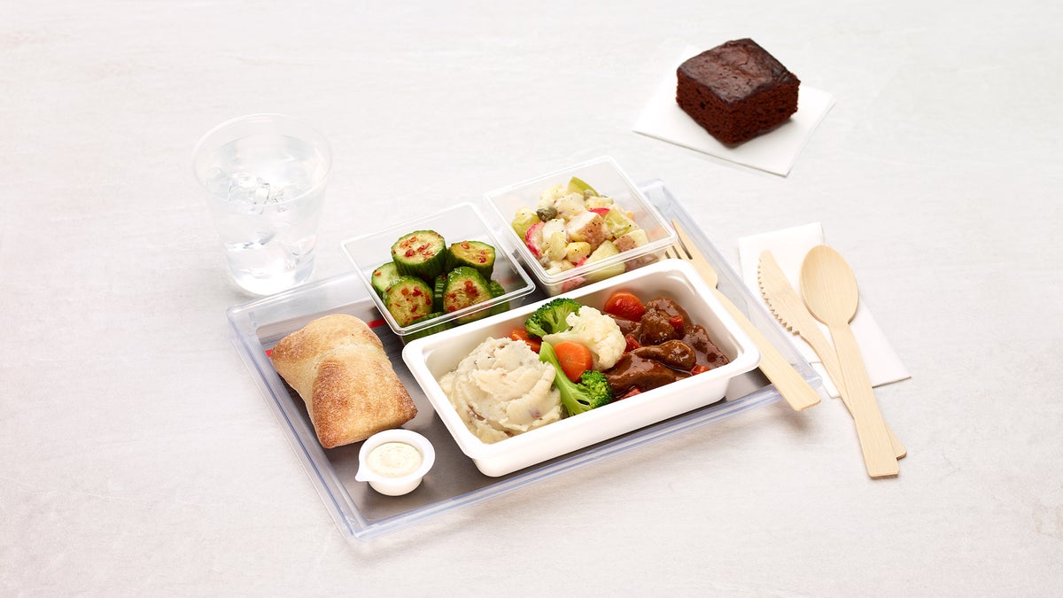 Air Canada new economy meal