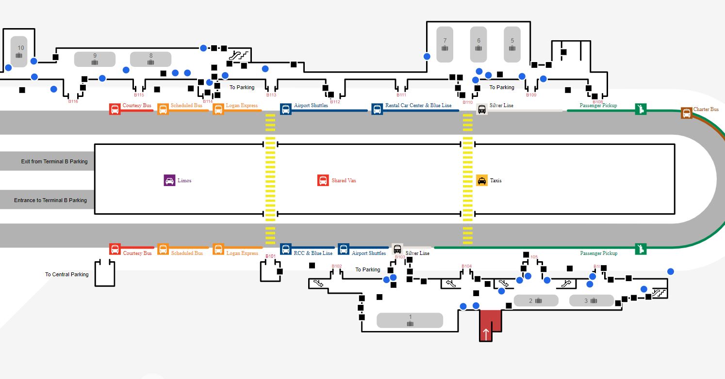 Boston Logan International Airport BOS Terminal Guide 2024