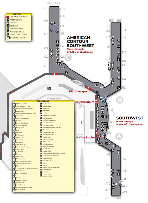 Baltimore/Washington International Airport [BWI] - Terminal Guide