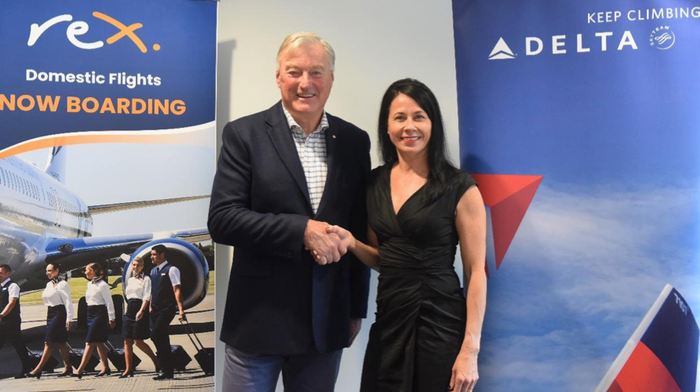 Delta Launches Interline Agreement With Australia’s Rex Airlines