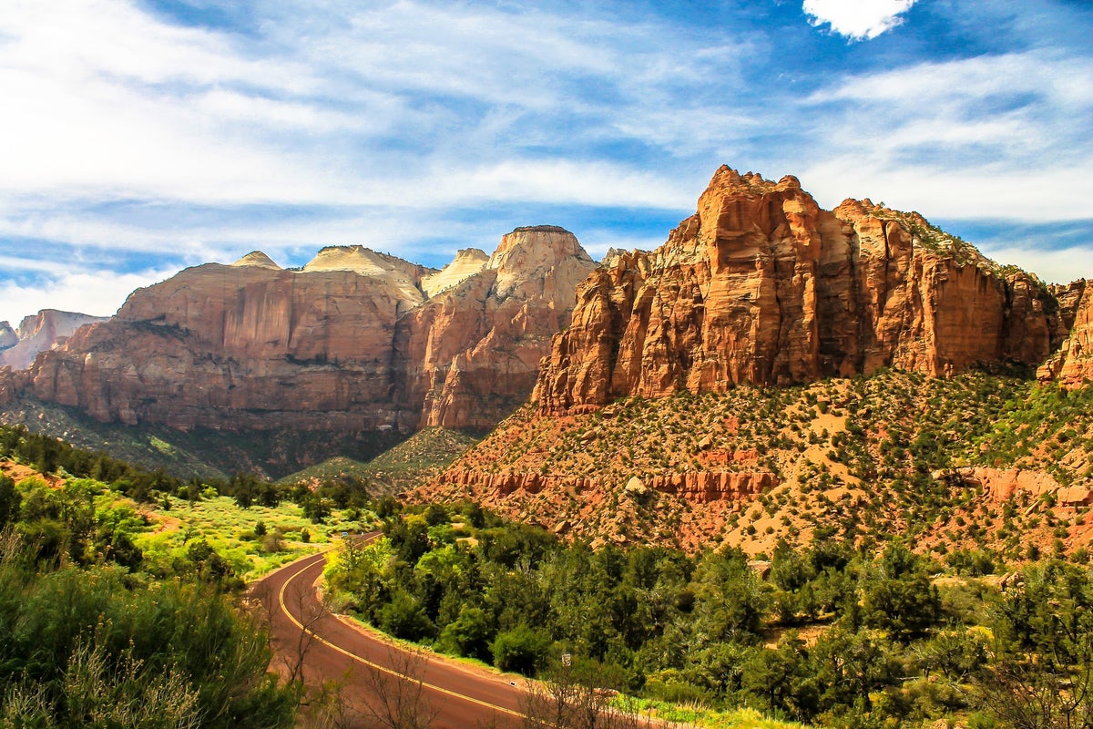 Driving Zion National Park