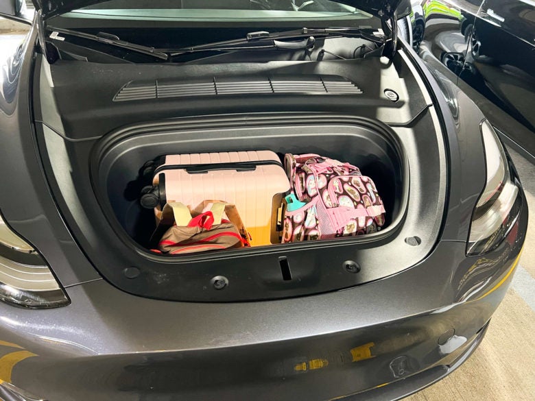 Hertz Tesla Model Y Frunk