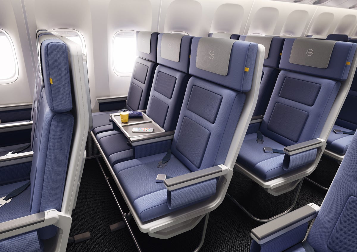 Lufthansa economy seat blocked