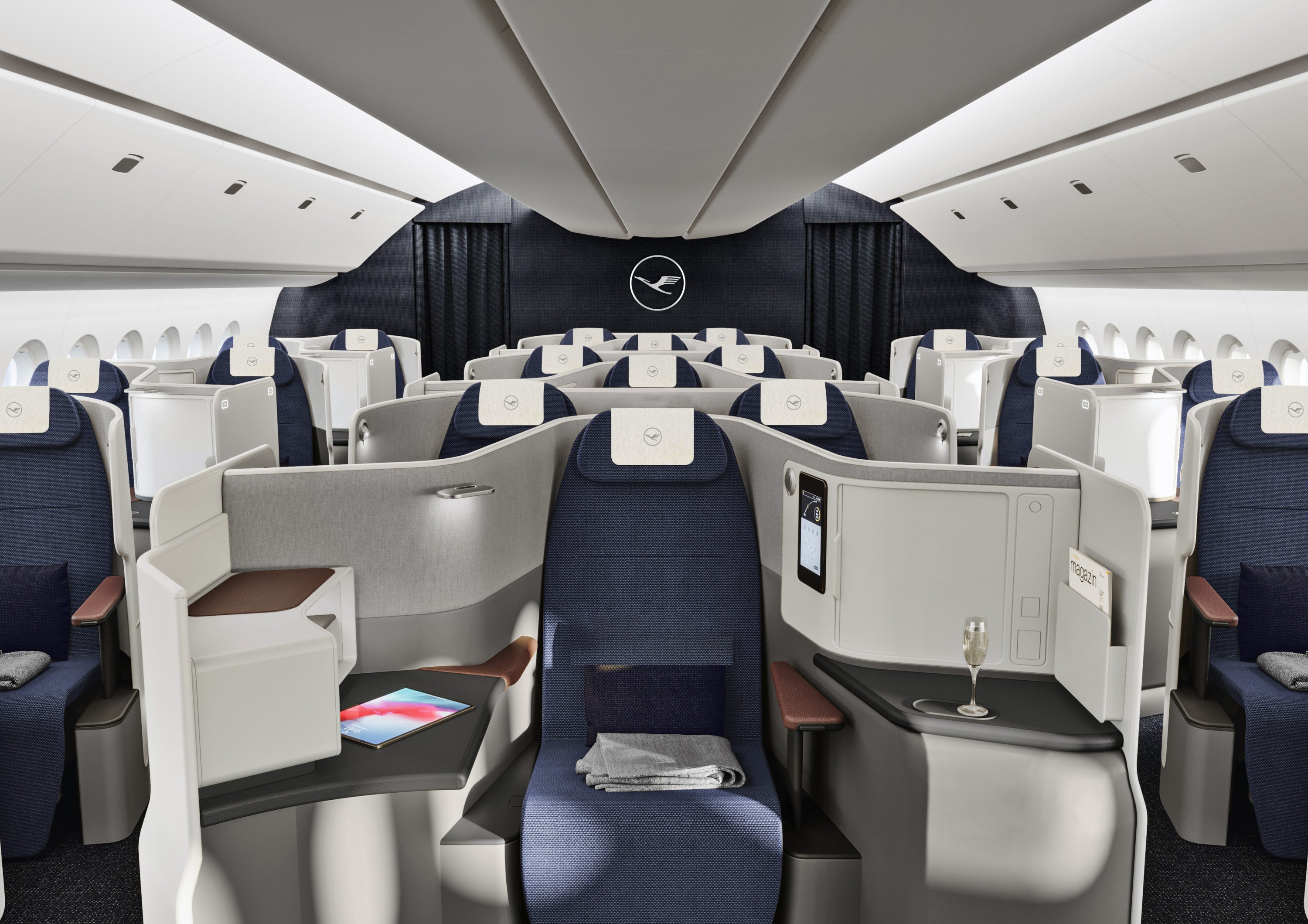 Lufthansa new business class suite