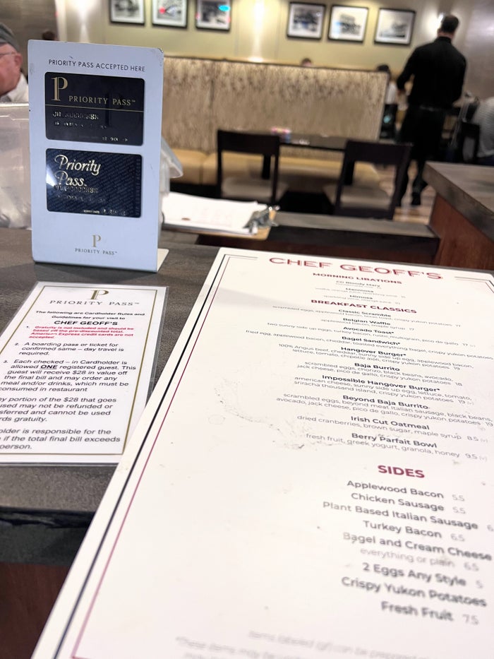 Priority Pass Chef Geoffs at IAD Priority Pass Chef Geoffs at IAD