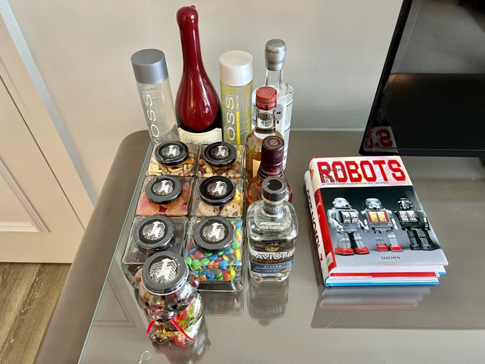 Ritz Carlton South Beach Honor Bar Snacks and Liquor