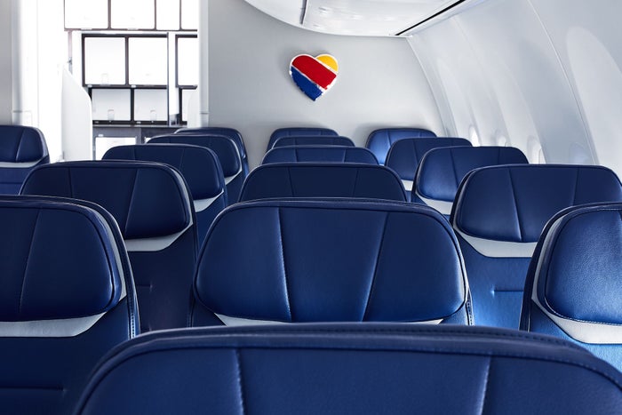 Southwest plane interior Southwest plane interior