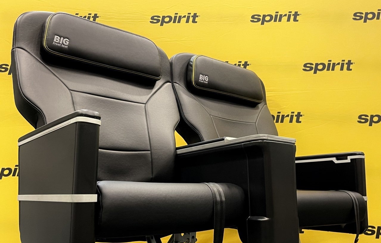 Spirit Big Front Seat side profile with backdrop