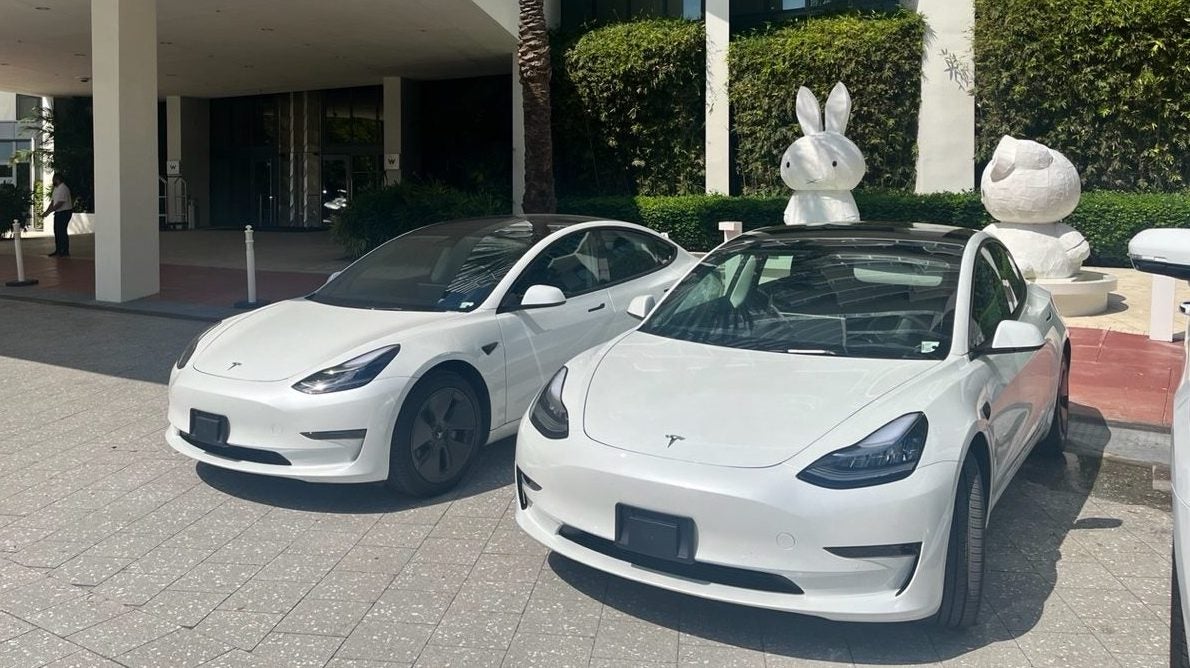 Teslas W South Beach