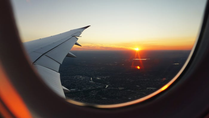 Airplane window