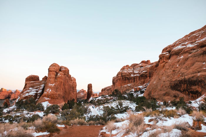 Arches National Park in Winter