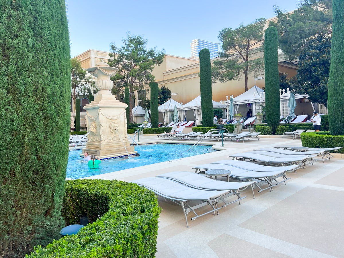 Bellagio Las Vegas pool and chairs