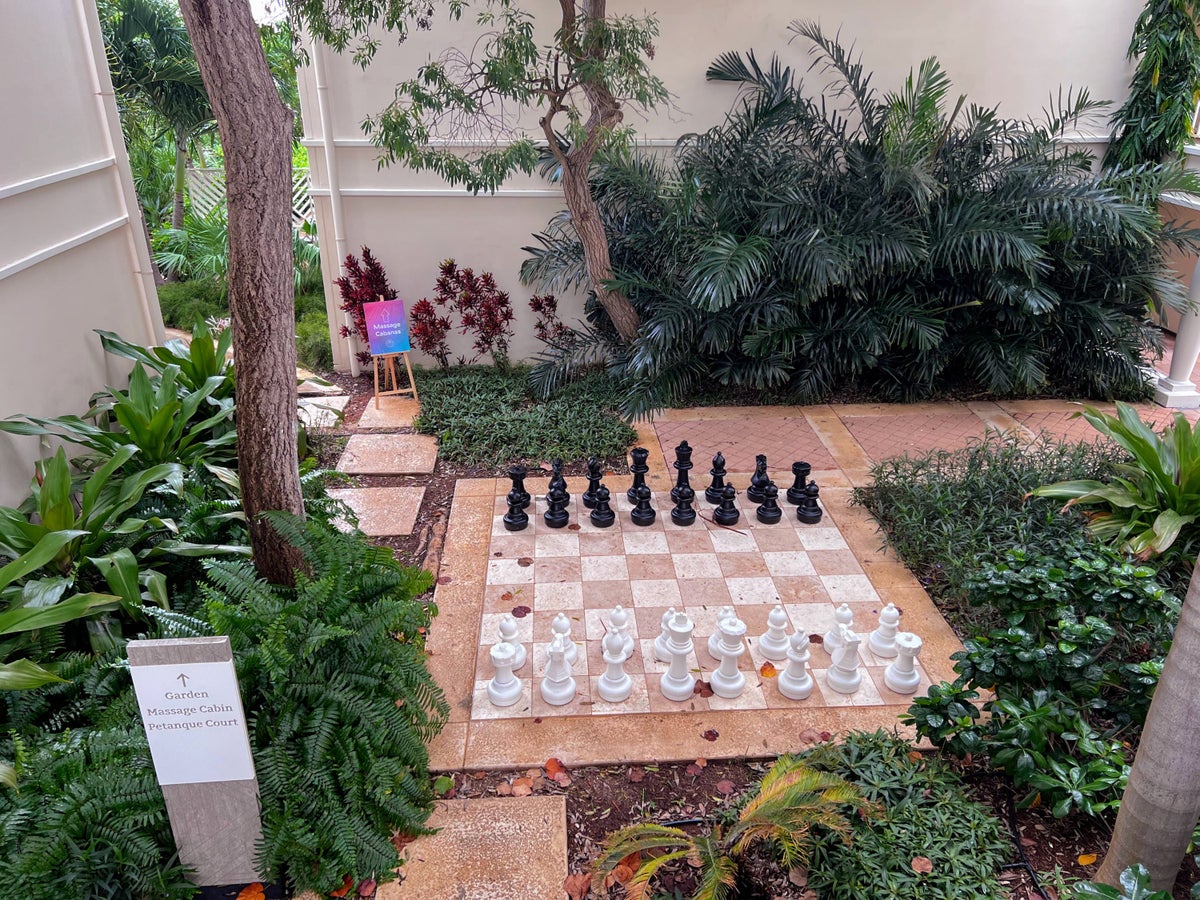 Curacao Marriott Beach Resort outdoor chess