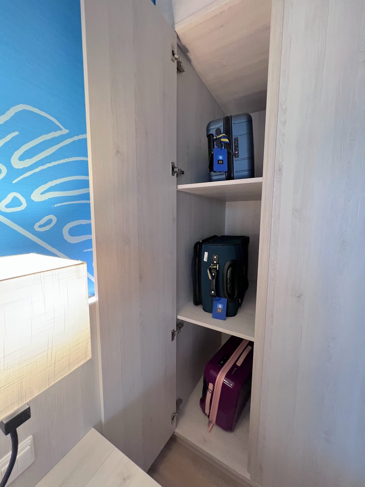 Curacao Marriott Beach Resort luggage storage in guest room