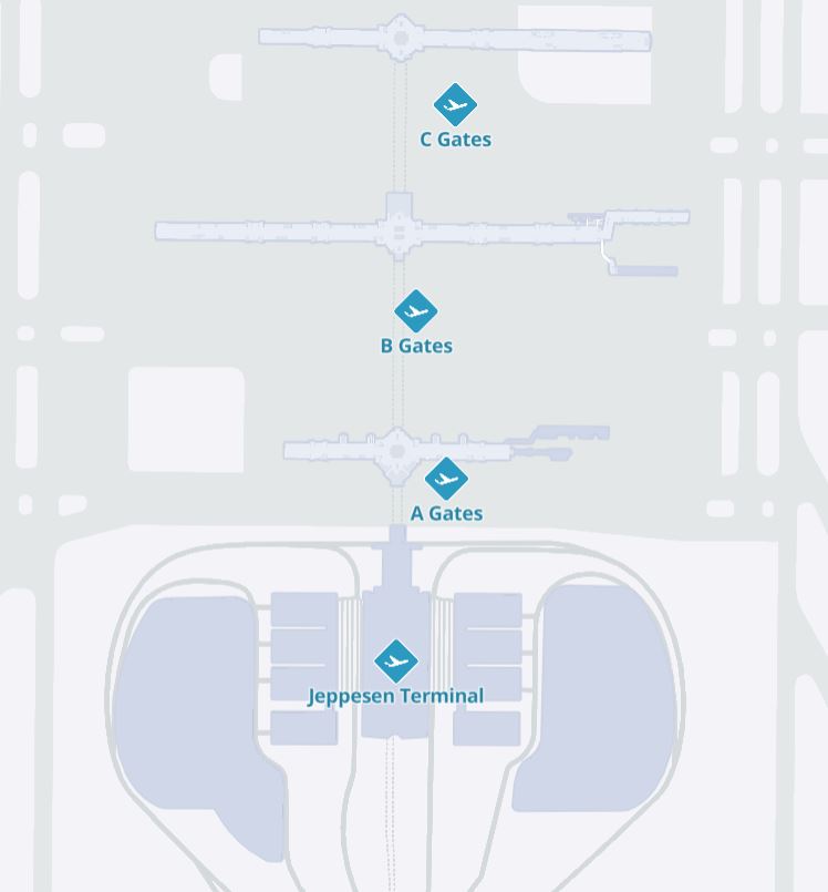 Denver International Airport Terminal Map