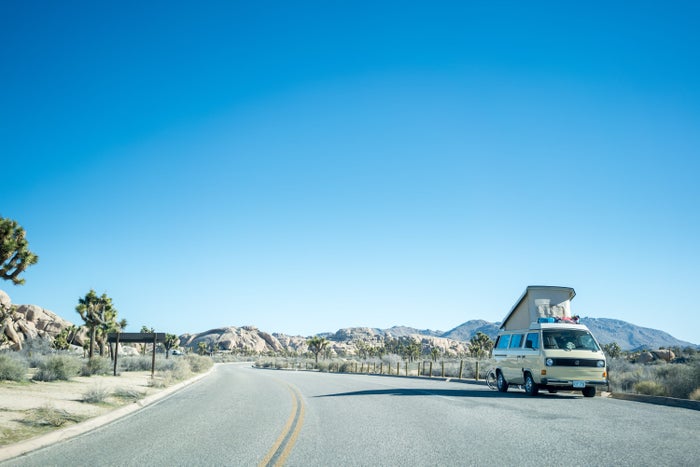 Driving to Joshua Tree National Park