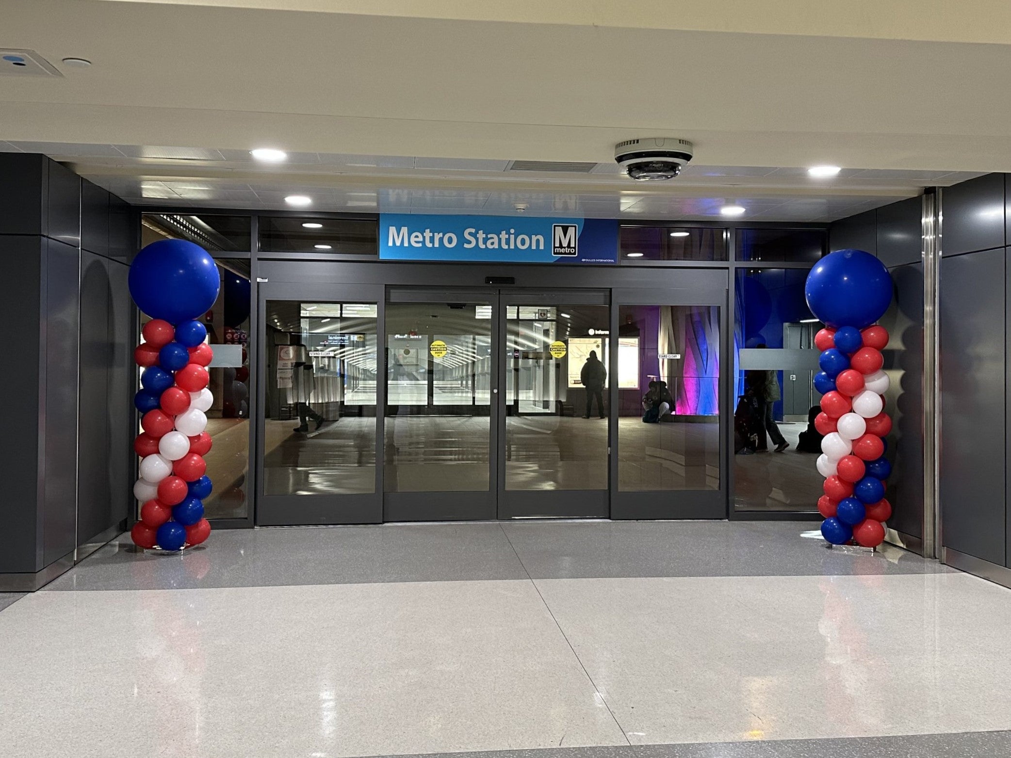 Entrance Dulles Airport Metro Station