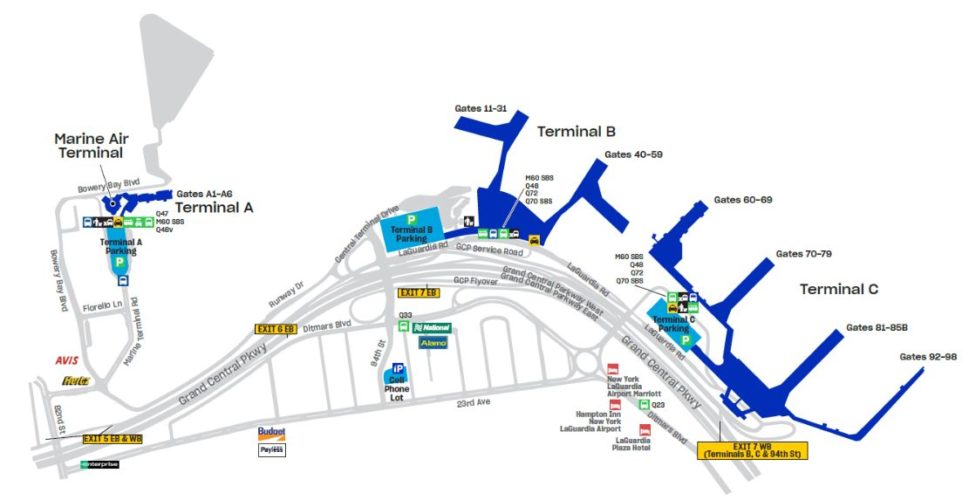 How To Get Between Terminals At LaGuardia Airport In NYC [LGA]