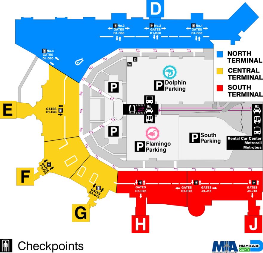 Miami International Airport MIA Ultimate Terminal Guide 2023   Miami International Airport Security Checkpoints 