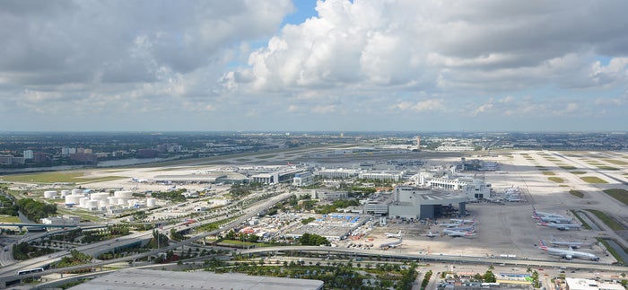Miami International Airport aerial Miami International Airport aerial