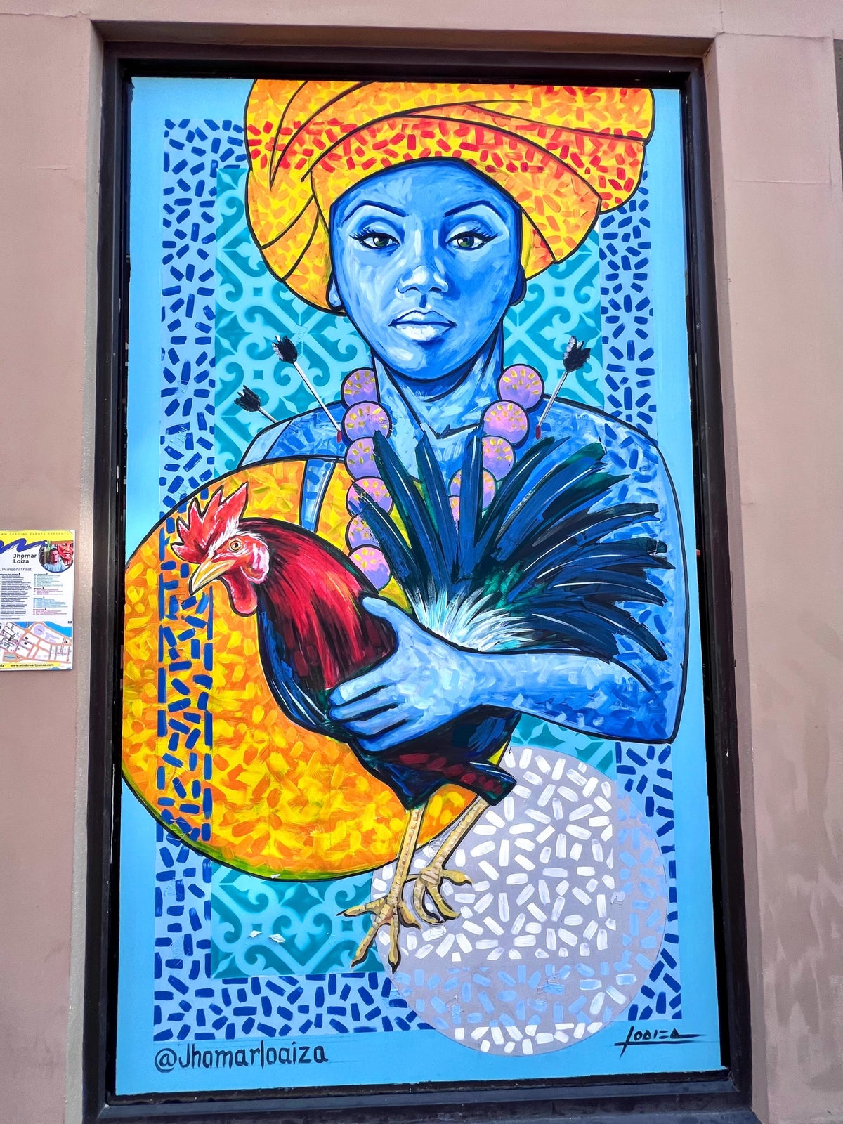 Mural in Willemstad Curacao