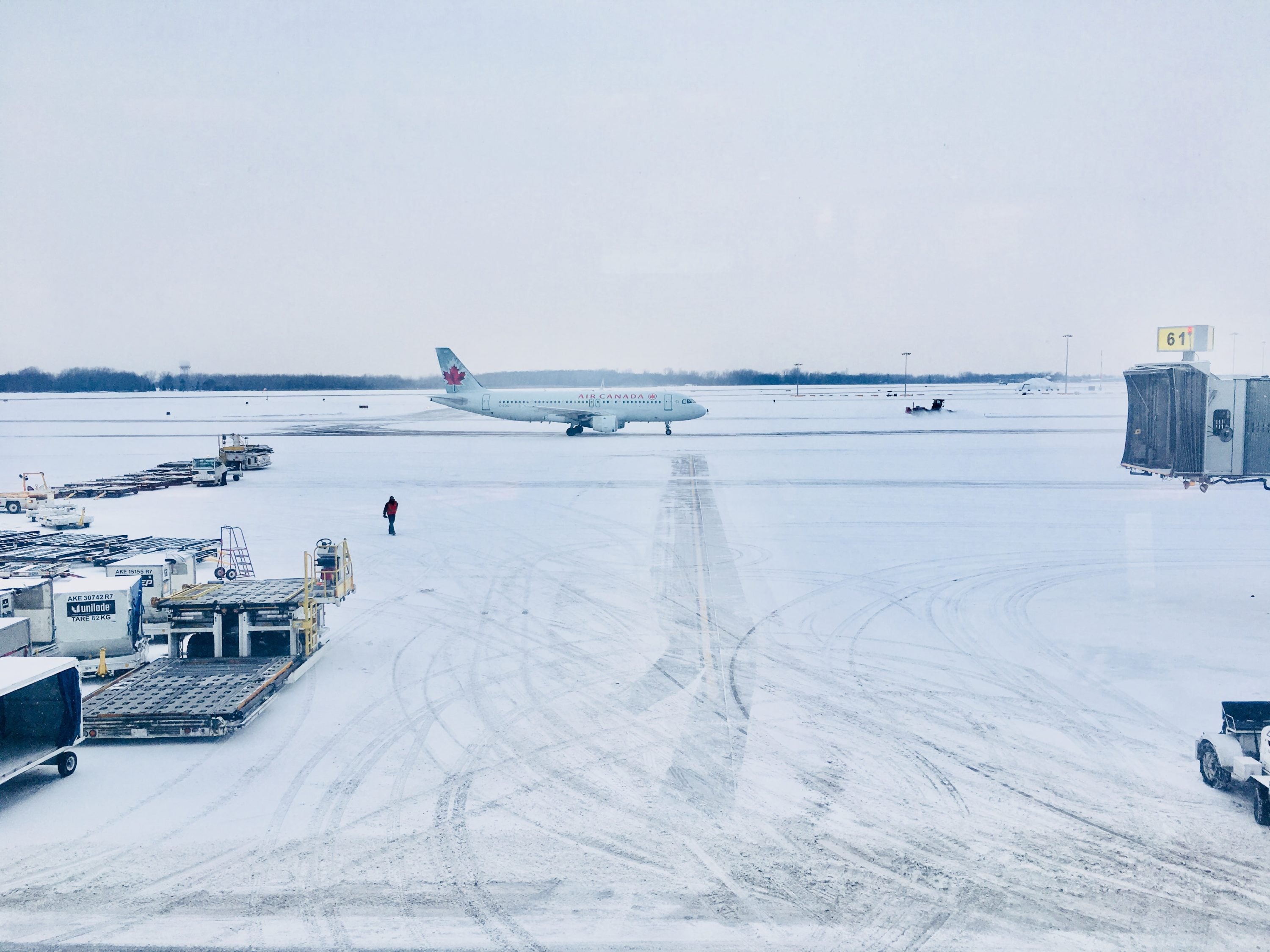 Plane on ice