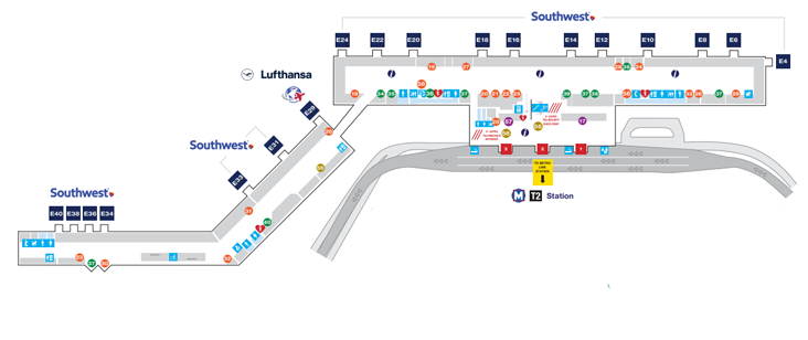St. Louis Lambert International Airport Terminal 2 Check-in