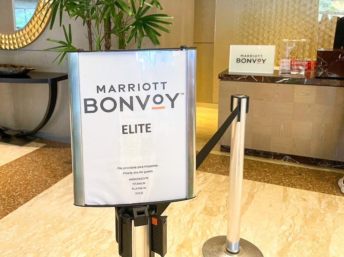 Sheraton Grand Rio de Janeiro Marriott Bonvoy elite sign