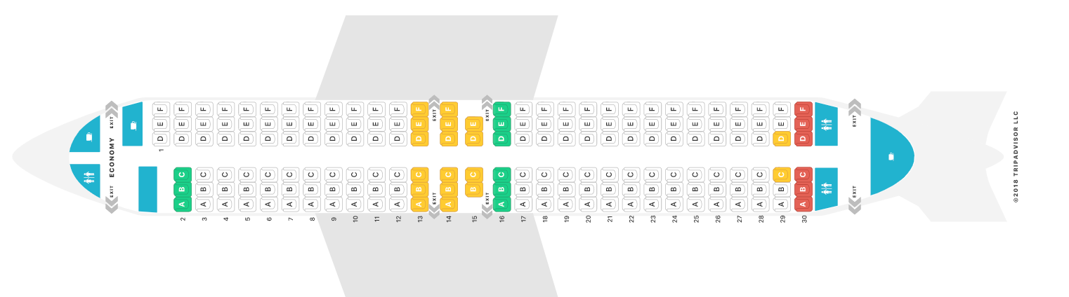 boeing 737 seating chart