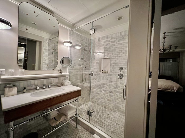 The Beekman bathroom from hallway